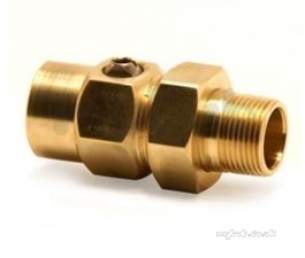 Broen Ballofix Valves -  Ballofix 5060 Ba 3/4 Inch Mxf Valve Brass