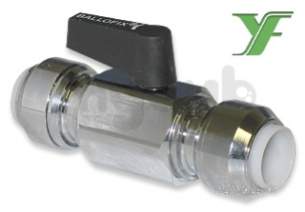 Broen Ballofix Valves -  6381zp 15mm Iso Valve Tectite Cp