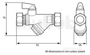 Floreg Isolating Ball Valves -  Floreg Isolating Valve 15lpm 15mm