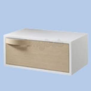 Twyford Galerie Plan Furniture -  Flow Furniture 1dwr Side Unit White Fw0830wh