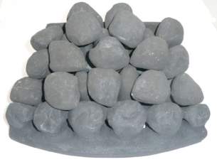 Focal Point Fires Gas Spares -  Focal Coal016 Ceramic Set