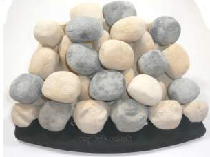 Focal Point Fires Gas Spares -  Focal Coal017 Ceramic Set