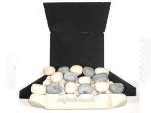 Focal Point Fires Gas Spares -  Focal Coal020 Ceramic Set