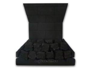 Focal Point Fires Gas Spares -  Focal Coal001 Ceramic Set