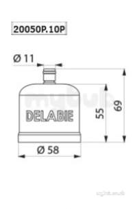 Delabie Brassware -  Delabie Biofil Cartridge P Ce Pack Of 10