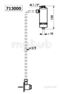 Delabie Showers -  Delabie Sporting Ceiling Mtd Sh Kit M1/2 Inch 30sec Vlv (while Stock)