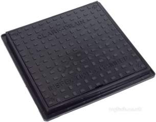 Manhole Covers Frames and Gully Grates -  Mhc Ppe Sq Solidtop Lckble 300mm Clks300