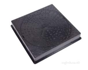 Manhole Covers and Frames Steel and Galv -  450dia Self Level Poly Mc And Sq Frame