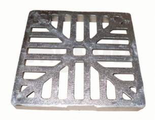 Clark Drain Polypropylene Drainage Channel -  160x160 Square Alloy Hopper Lid Cd U1159