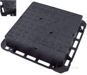 Manhole Covers and Frames Ductile Iron -  675x675x150 D400 Ductile Iron Mc And F Fw