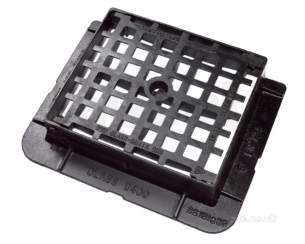 Manhole Covers and Frames Ductile Iron -  430x370x100 D400 Hinged D/iron Gg And F Mesh