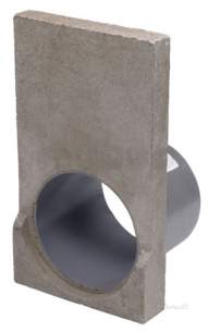 Channel Drainage -  Clark-drain Pvc Outlet End Cap Cd Se10.ou20