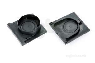 Clark Drain Underground Drainage -  Pvc Plain/outlet Cap Clks402 Pr Clks 402