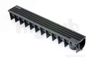 Clark Drain Underground Drainage -  Pvc Channel Plus Pvc Grid 130x1m-1.5 Ton