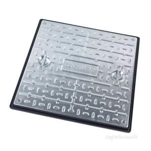 Manhole Covers and Frames Steel and Galv -  600x600 Ped Steel Lid/poly Frame S And L