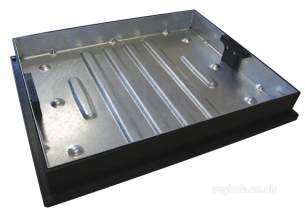 Manhole Covers and Frames Steel and Galv -  Mcf 600x450 Galv Block Pavior Cd 790r/80