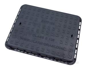 Manhole Covers and Frames Ductile Iron -  750x600x40 B125 Ductile Iron Mc And F