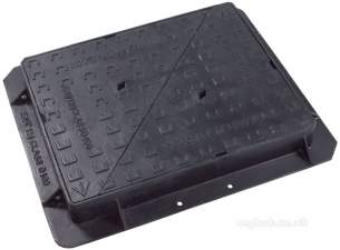 Manhole Covers and Frames Ductile Iron -  750x600x100 D400 Ductile Iron Mc And F