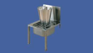 Sissons Stainless Steel Sinks -  G21663n 500 X 520 Bucket Sink Plus S/back Ss