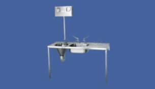 Sissons Stainless Steel Products -  G22027r 1600 X 600 Sbsd Right Hand Hospital Sluice Ss