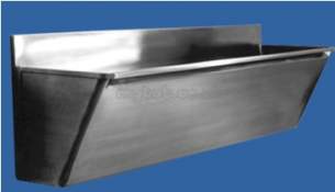 Sissons Stainless Steel Products -  Suh/3 Scrub Trough 2250lg Bottom Outlet G22031l