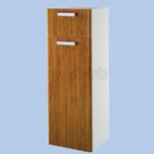 Twyford Galerie Plan Furniture -  Galerie Plan Side Furniture Unit Left Hand Wh Gl0810wh