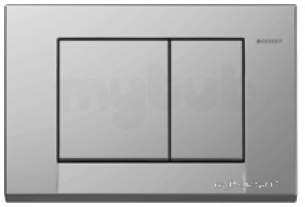 Geberit Commercial Sanitary Systems -  Bolero Dual Flush Plate 115 777 Cg 1