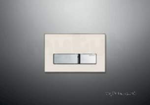 Geberit Commercial Sanitary Systems -  Sigma50 Dual Flush Plate For Up320 Av 115 785 Dw 1