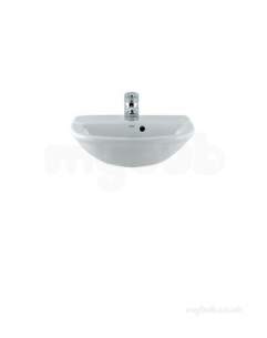 Roca Sanitaryware -  Roca Giralda 450 One Tap Hole C/room Basin White