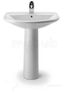 Roca Sanitaryware -  Roca Giralda 560 One Tap Hole Basin White