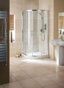 Showerlux Glide Enclosures -  Showerlux Glide Twin Round 1000 X 1000