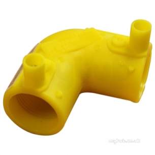 Gps Yellow Electrofusion Pe Fitting -  Gps 110 Yellow Ef 90 Degree Elbow 104 314