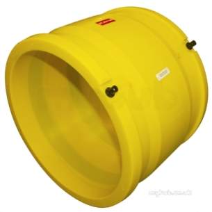 Gps Yellow Electrofusion Pe Fitting -  Gps 315mm Yellow Pe80 Coupler 80v 101 323