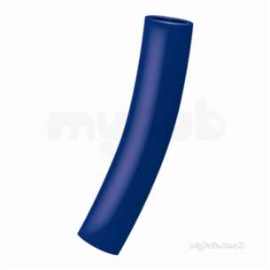 Gps Blue Puppedspigot Pe Fittings -  Gps 160 Blue Lr Pe100 22.5 Deg Bend 380 317