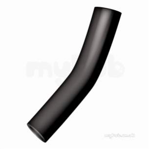 Gps Black Puppedspigot Pe Fittings -  Gps 355 Black Lr Pe100 45 Deg Bend 376 324