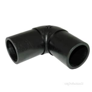 Gps Yellow Puppedspigot Pe Fitting -  Gps 125 Yellow Ls 90 Degree Elbow 208 315