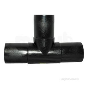 Gps Black Puppedspigot Pe Fittings -  Gps 140 Black Ls Pe100 Tee 220 316 40220316