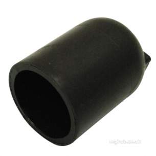 Gps Black Puppedspigot Pe Fittings -  Gps 140 Black Ls Pe100 End Cap 232 316