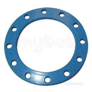 Mild Steel Blue Rilsan Backing Flanges -  Gps 125 Mild Steel Blue Rils B/ring Pn10/16