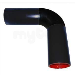 Gps Black Puppedspigot Pe Fittings -  Gps 110 Black Pup Pe100 90 Deg Elbow 308 314