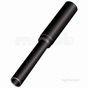 Gps Black Puppedspigot Pe Fittings -  Gps 110 X 90 Black Pup Pe100 Reducer 322 483