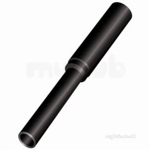 Gps Black Puppedspigot Pe Fittings -  Gps 160 X 110 Black Pup Pe100 Reducer 322 495