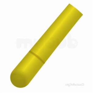 Gps Yellow Puppedspigot Pe Fitting -  Gps 125 Yellow Pupped Cap 332 315