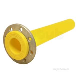 Gps Yellow Puppedspigot Pe Fitting -  Gps 125x100pn16 Yellow Pup Stub F/a 327 315