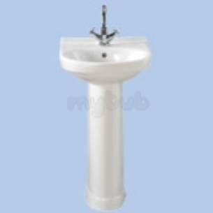 Twyford Mid Market Ware -  Twyford Refresh Re4970 Semi Pedestal Sc Re4970sc