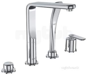 Grohe Tec Brassware -  Ondus Veris Ohm Trimset Bath 4-h 19373000