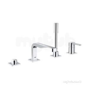 Grohe Tec Brassware -  Grohe 19577 4-hole Single-lever Bath Combination Special