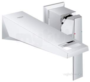 Grohe Tec Brassware -  Allure Brilliant Ohm Trim Basin 2h Wall 19781000