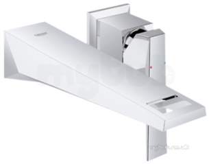 Grohe Tec Brassware -  Allure Brilliant Ohm Trim Basin 2h Wall 19783000