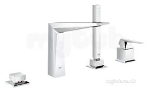 Grohe Tec Brassware -  Allure Brilliant Ohm Trimset Bath 4-h 19787000